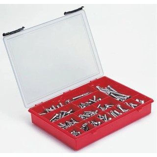 RS PRO Stainless Steel 431 Piece Hex Socket Drive Machine Screw Bolt Kit 12-25mm Length DIN 912 225-3341
