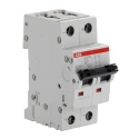 ABB System Pro M Compact S200 M UC Miniature Circuit Breaker, 2-Pole, 2A, Type C, 440V 2CDS272061R0024 S202 MUC C 2A 10 KA