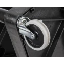 RS PRO 3-Shelf Polyethylene Rubber Trolley 885 mm Length, 610 mm Width, 180 kg Load Capacity Model 225-6019
