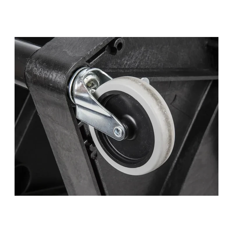 RS PRO 3-Shelf Polyethylene Rubber Trolley 885 mm Length, 610 mm Width, 180 kg Load Capacity Model 225-6019