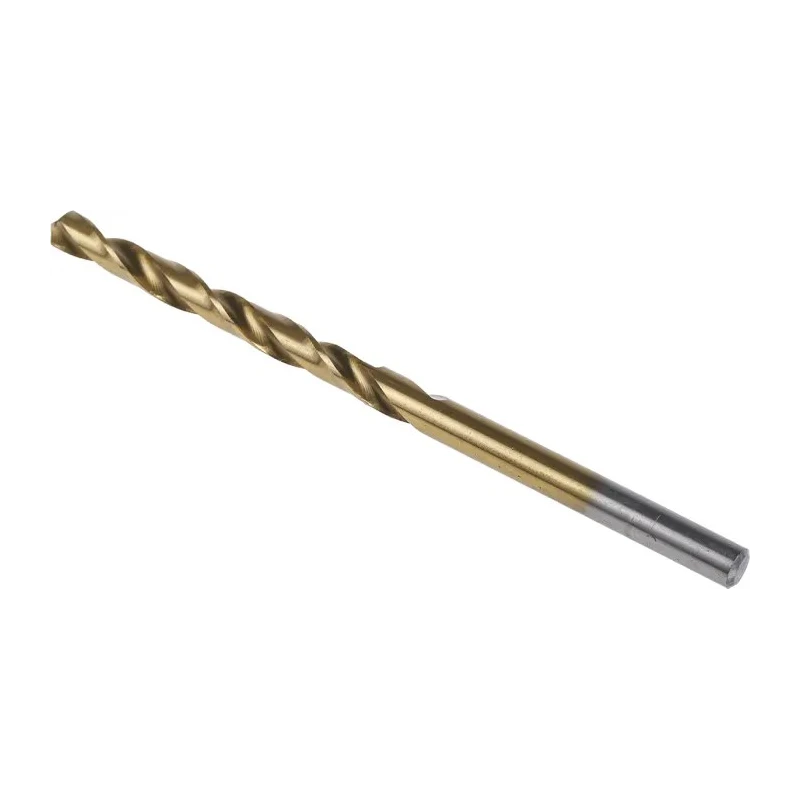RS PRO High Speed Steel (HSS) Jobber Drill Bit, 3.7mm Diameter, 70mm Overall Length, Tin Coated, 10 Pieces 213-714