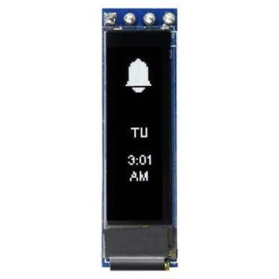 Midas 0.84 in Passive Matrix White OLED Display 96 x 16 Pixel COB I2C MDOB096016AV-WI