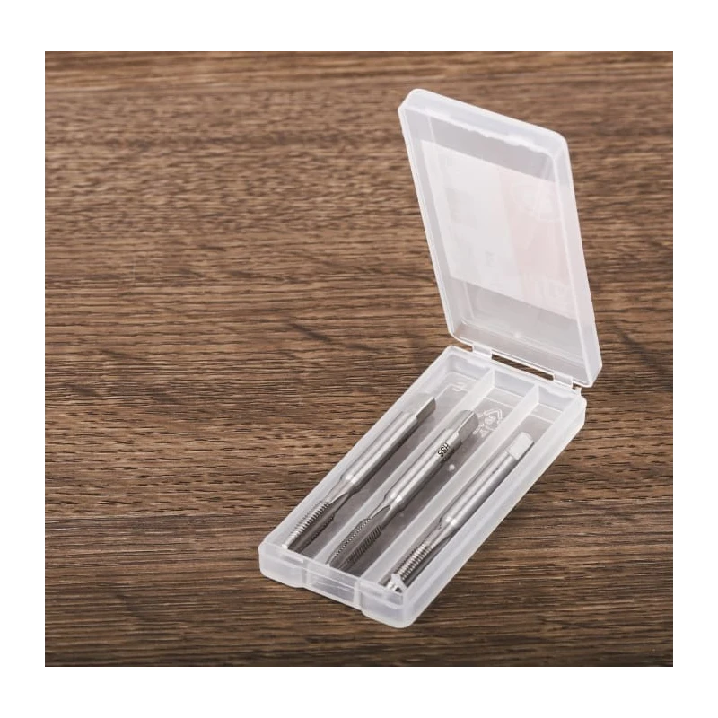 RS PRO M5 Thread Metric Standard Hand Tap Set, Straight Flute, HSS, ISO Taps, 58mm Overall Length, 3 Pieces 215-574