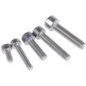RS PRO Stainless Steel 545 Piece Hex Socket Drive Machine Screw Drive Screw/Bolt Kit 225-3363