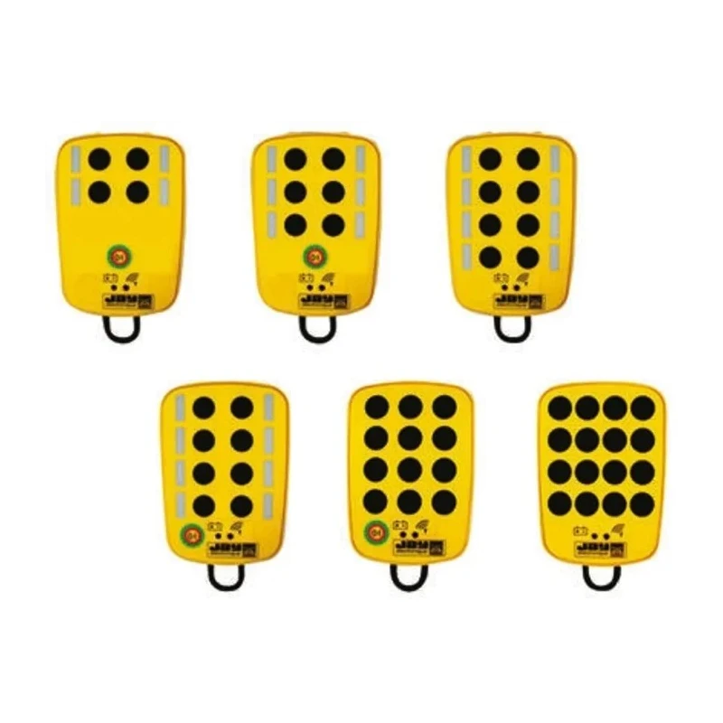 Jay Electronique FM Modulation Industrial Multi-Function Transmitter 6 Key Fob Buttons, 18 Channels Range 50 m OREL62SL1