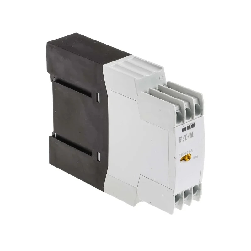 Eaton ETR4 Series DIN Rail Timer Relay, 2-Contact, 240 V dc 24V ac, 240 V ac, 3 to 60 s, 1-Function, SPST Switch ETR4