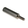 RS PRO Hexagonal Brass M3 Standoff with 20 mm Body Length and 8 mm Stud Length, Nickel Plated 221-162