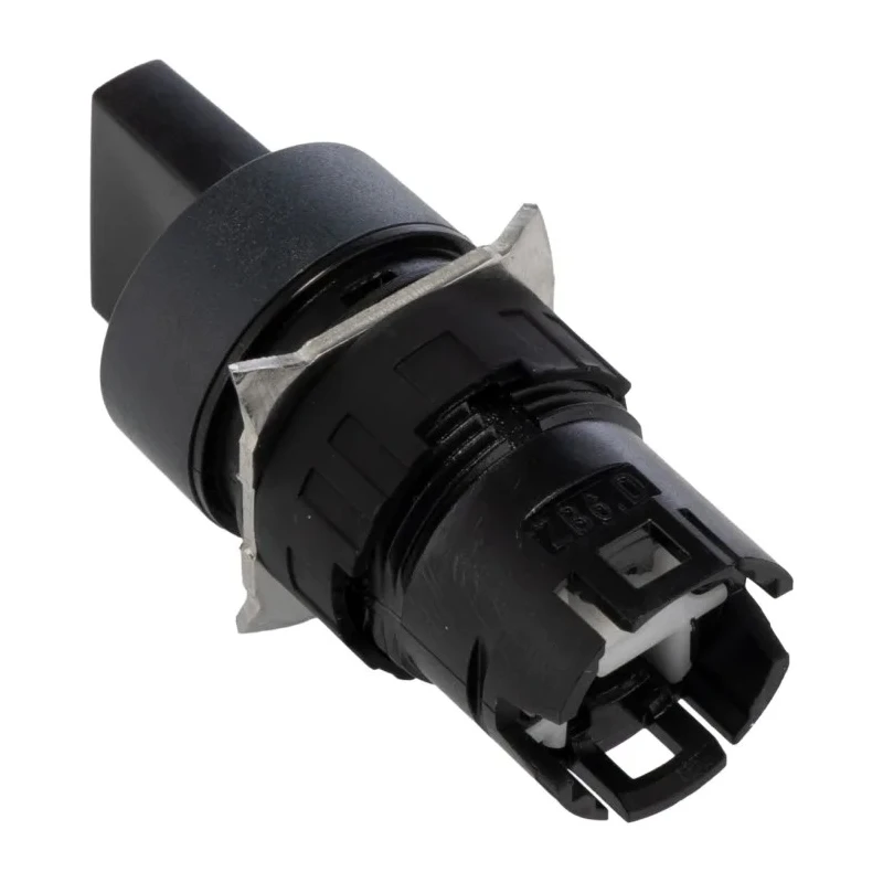 Schneider Electric Harmony XB6 Series 3 Position Selector Switch Head 16mm Cutout Black Handle IP65 ZB6AD25