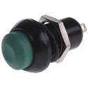 APEM IP Series Push Button Switch Latching Panel Mount 13.6 mm Cutout Green Actuator IP67 IPR1SAD3104