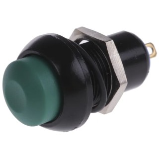 APEM IP Series Push Button Switch Latching Panel Mount 13.6 mm Cutout Green Actuator IP67 IPR1SAD3104