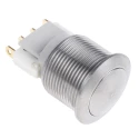 APEM AV Series Push Button Switch Momentary Panel Mount 19.2 mm Cutout SPDT IP65 250 V ac AV19LB407