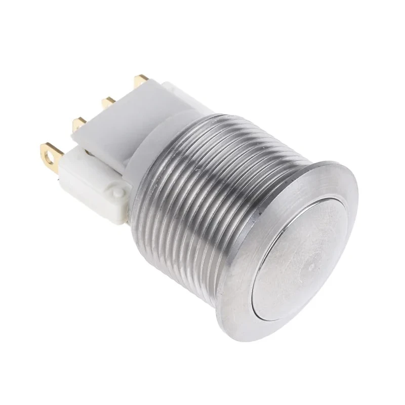 APEM AV Series Push Button Switch Momentary Panel Mount 19.2 mm Cutout SPDT IP65 250 V ac AV19LB407
