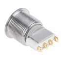 APEM AV Series Push Button Switch Momentary Panel Mount 19.2 mm Cutout SPDT IP65 250 V ac AV19LB407