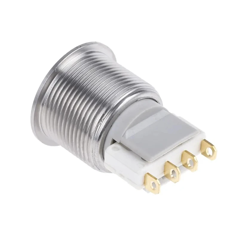 APEM AV Series Push Button Switch Momentary Panel Mount 19.2 mm Cutout SPDT IP65 250 V ac AV19LB407