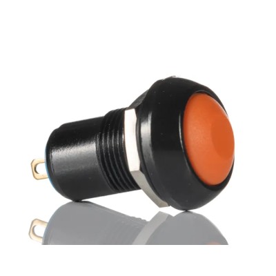 APEM IP Series Illuminated Push Button Switch, Latching, Panel Mount, 13.6 mm Cutout, SPST, IP67, 28 V dc IPR1SAD9