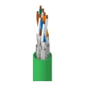 Belden Cat6a Ethernet Cable 100 m Shielded Screened Green Low Smoke Zero Halogen 74011NH
