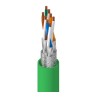 Belden Cat6a Ethernet Cable 100 m Shielded Screened Green Low Smoke Zero Halogen 74011NH