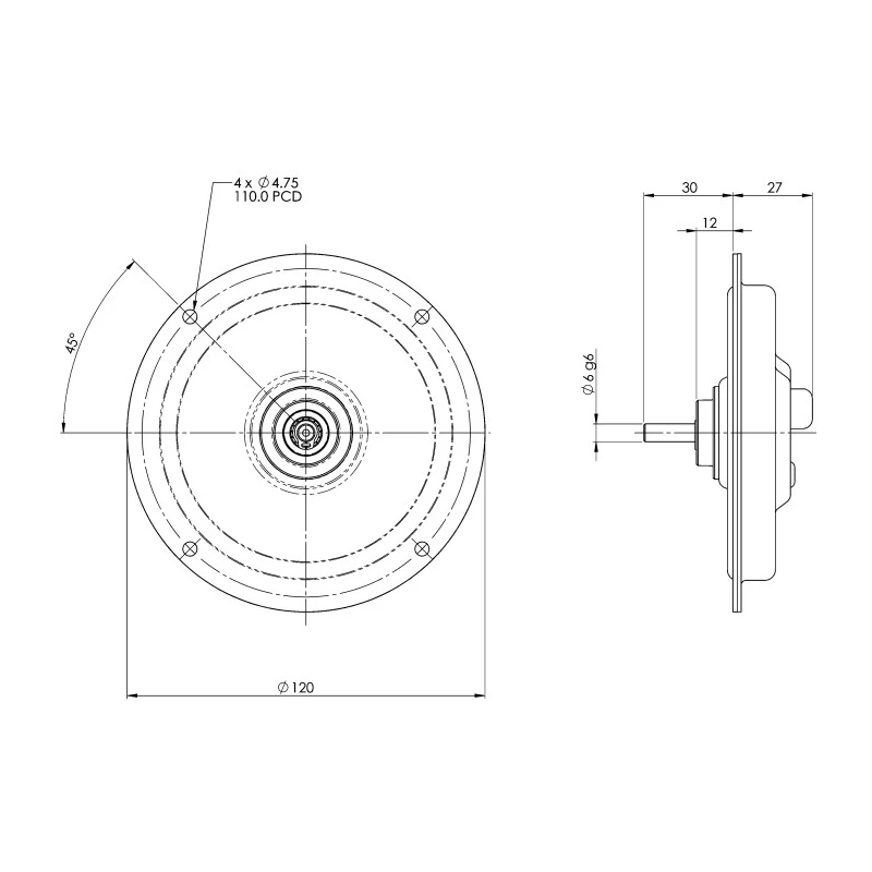 Flightlink Controls RS PRO Brushed DC Motor 14.5 V DC 41 W 3000 rpm 13 Ncm Torque 6 mm Shaft Diameter 225-9541