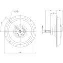 RS PRO Brushed DC Motor, 200 W, 37.5 V DC, 64 Ncm Torque, 3000 rpm, 10 mm Shaft Diameter 225-9585