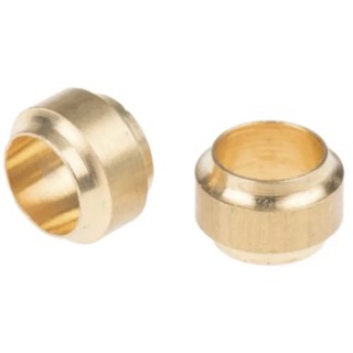 Norgren Brass Pipe Fitting Straight Compression to Push-in, Female BSPP G 1/4 Thread, 8 mm Push-in Tube 220030400