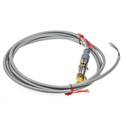 Turck Threaded Barrel Inductive Proximity Sensor M12 x 1, PNP Output, 30 V DC, 10 mm Detection Distance NI10U-M12-AP6X-H1141