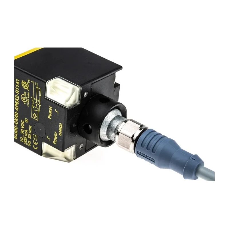 Turck Block Inductive Proximity Sensor M12 x 1 Thread PNP Output Uprox Series 30 V DC 200mA 30 mm BI30U-CK40-AP6X2-H1141