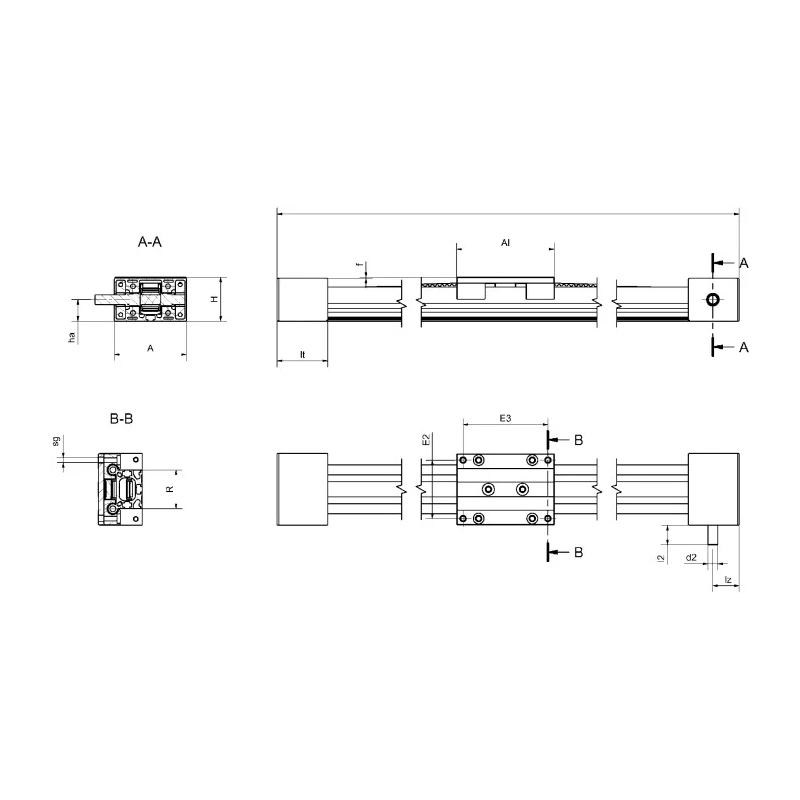 Igus Drylin ZLW Electrical Linear Actuator, 5000mm/s Maximum Speed, 1000 mm Stroke Length ZLW-1040-02-100-L-1000