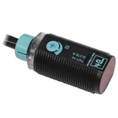 Pepperl + Fuchs Diffuse Photoelectric Sensor, Barrel Style, 450 mm Detection Range, PNP Output, IP67 GLV18-8-450/115/120
