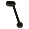 RS PRO Steel Tension Lever, Female Thread M10 x 17 mm Insert Length, 110 mm Length Black Oxide Finish 237-659