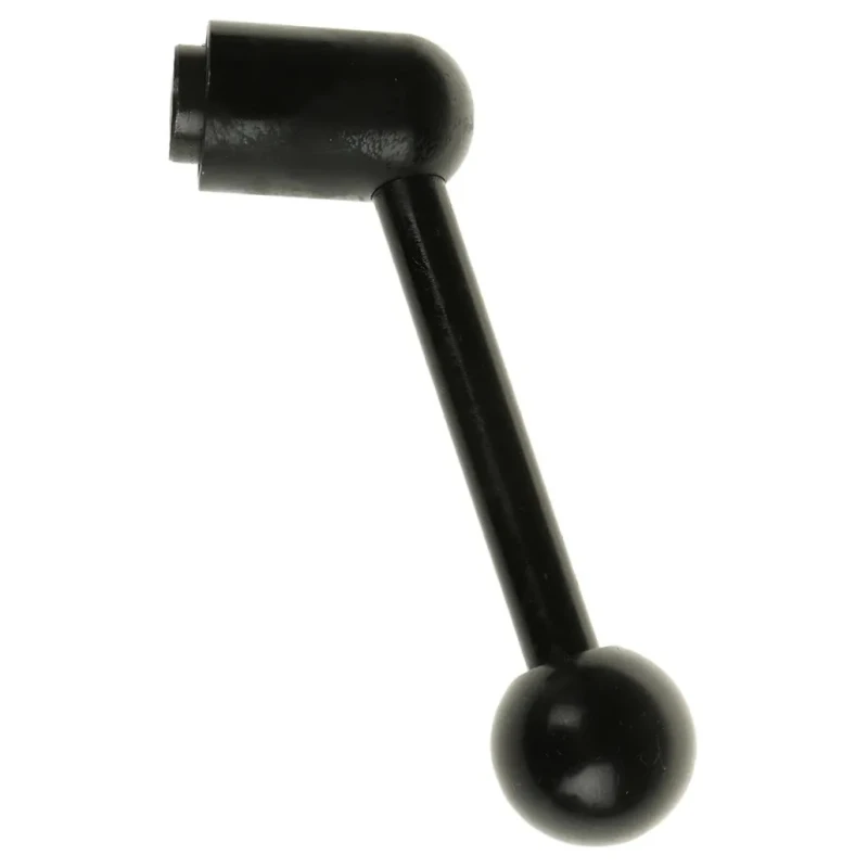 RS PRO Steel Tension Lever, Female Thread M10 x 17 mm Insert Length, 110 mm Length Black Oxide Finish 237-659