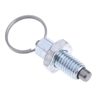 RS PRO Stainless Steel M8 Index Plunger, 16 mm Long 237-750
