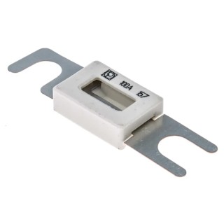 Littelfuse 100A White Grey Ceramic Fast Acting Car Fuse 80V dc 157.5701.6101