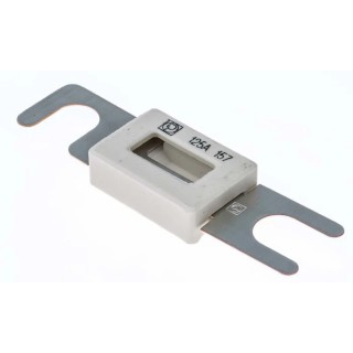 Littelfuse Car Fuse 125A Grey White Ceramic Body Fast Acting 80V dc 157.5701.6121