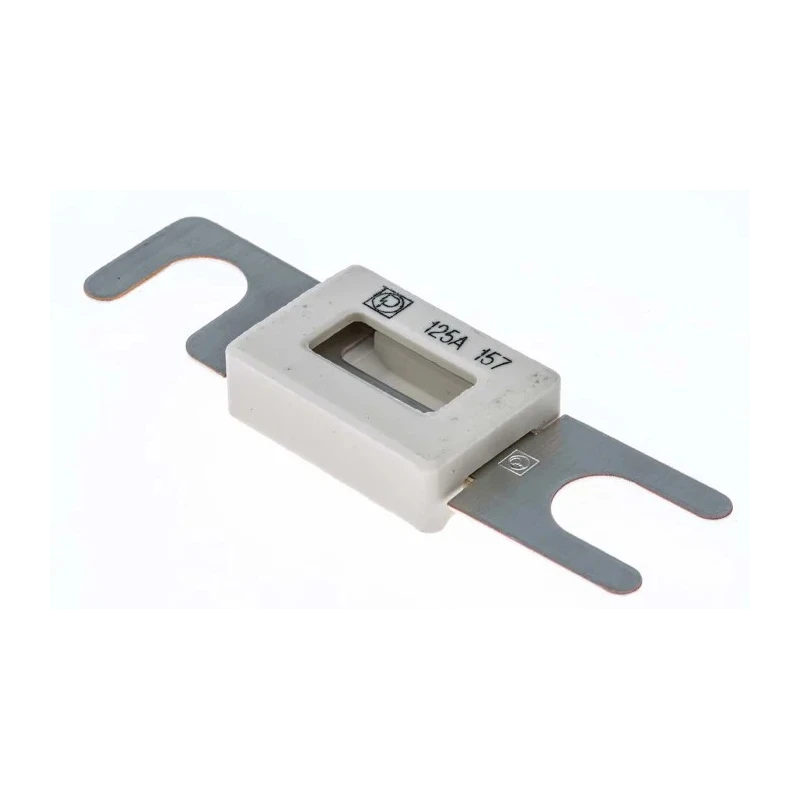Littelfuse Car Fuse 125A Grey White Ceramic Body Fast Acting 80V dc 157.5701.6121