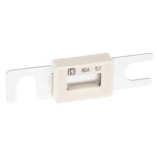 Littelfuse 80A White Grey Ceramic Fast Acting Car Fuse 80V dc 157.5701.5801