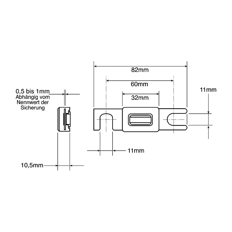 Littelfuse 80A White Grey Ceramic Fast Acting Car Fuse 80V dc 157.5701.5801