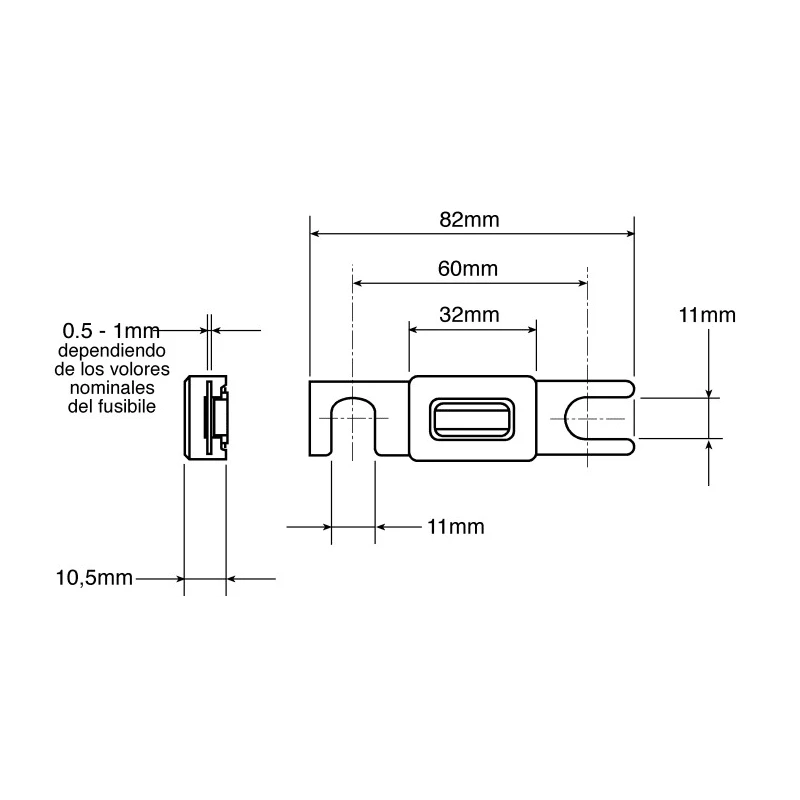 Littelfuse 250A White Grey Fast Acting Ceramic Car Fuse 80V DC 157.5701.6251