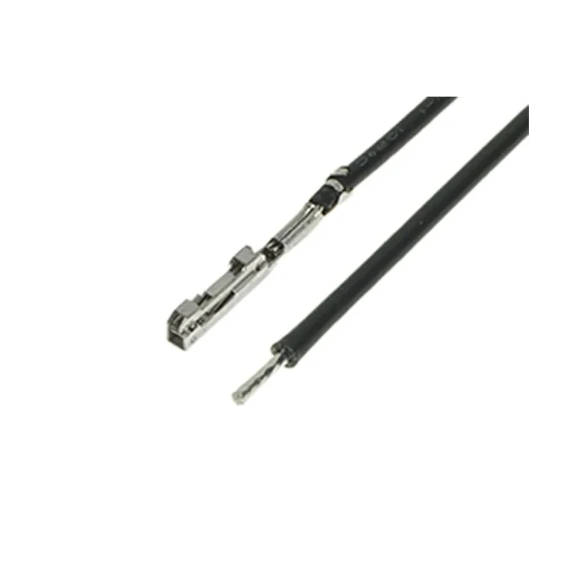 Molex Pre-Crimped Lead Pigtail Cable 150mm 125V Polyvinyl Chloride Jacket Black 2177911102