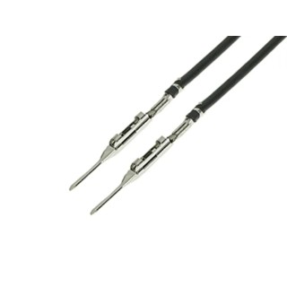 Molex Pre-Crimped Lead SQUBA 1.8 Male, 75 mm Cable Length, 125V Voltage, Black Jacket 2177921121