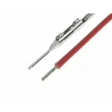 Molex Pre-Crimped Lead Pigtail Cable 450 mm, 125V, Red Jacket, Polyvinyl Chloride, Model 2177932105