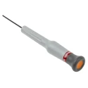 Facom Precision Screwdriver, Bi-Material Handle, Ceramic Blade, 1.3 mm Tip, 35 mm Blade Length, 117 mm Overall 84E.1.3X35