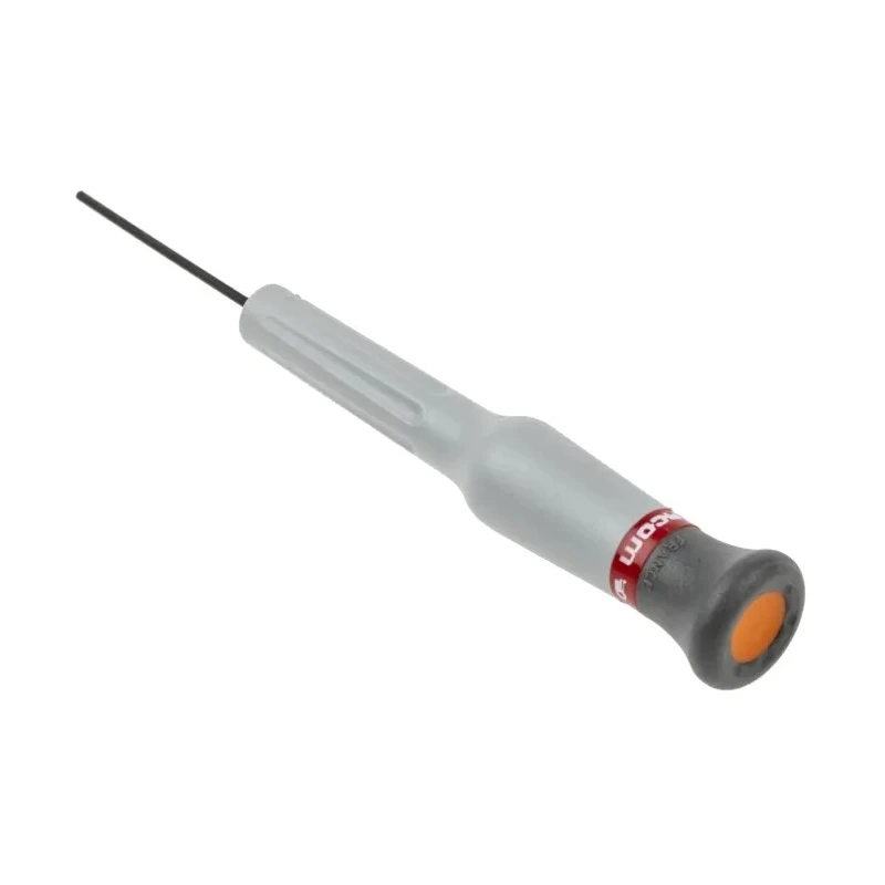 Facom Precision Screwdriver, Bi-Material Handle, Ceramic Blade, 1.3 mm Tip, 35 mm Blade Length, 117 mm Overall 84E.1.3X35