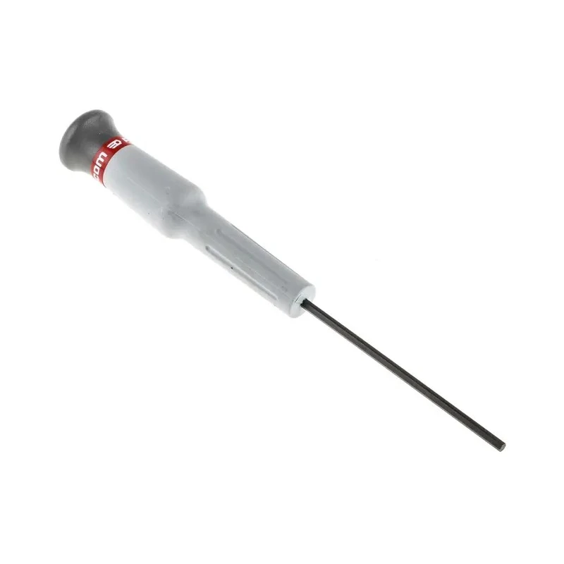 Facom Precision Screwdriver 2.5 mm Tip, 75 mm Blade, 168 mm Overall Length 84E.2.5X75