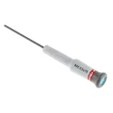 Facom Precision Screwdriver 2.5 mm Tip, 75 mm Blade, 168 mm Overall Length 84E.2.5X75