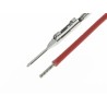 Molex Pre-Crimped Lead Pigtail 75 mm Red PVC Jacket Squba 1.8 Male Connector 125V 2177932101