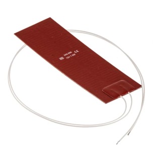 RS PRO Silicone Heater Mat 12V DC 7.5W Rectangle 50mm x 150mm 245-556