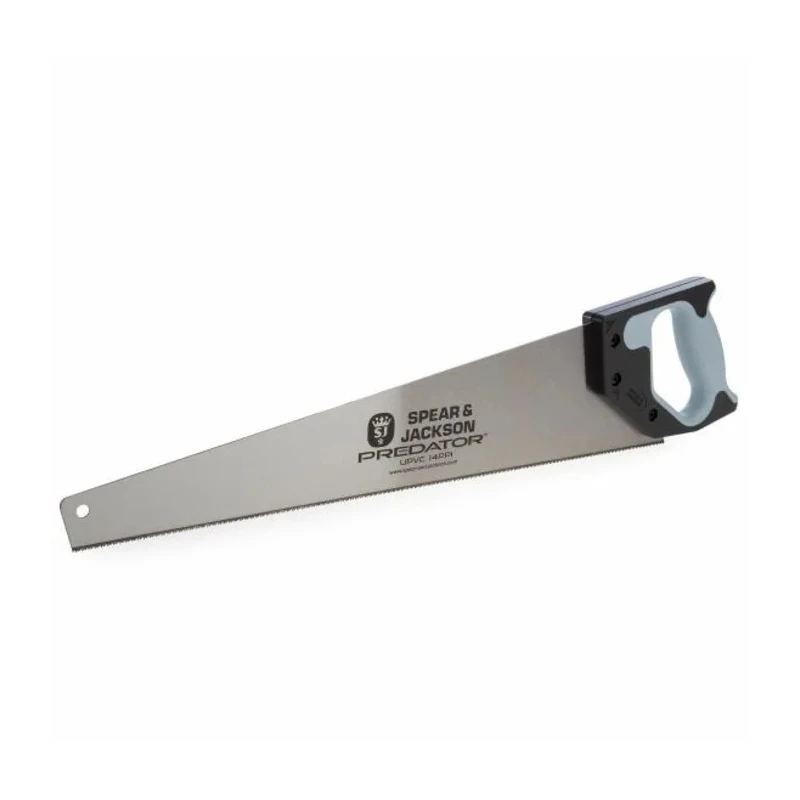 Spear & Jackson Hand Saw Hacksaw 510 mm Length, 14 TPI, Carbon Steel Blade B98UPVC