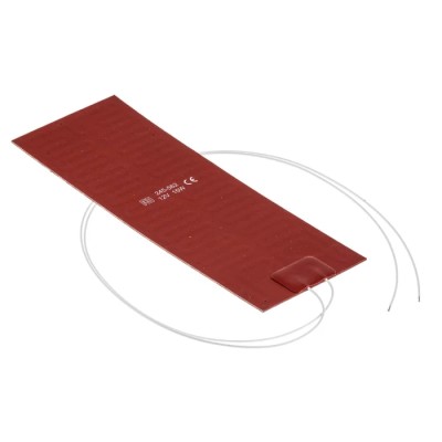RS PRO Silicone Heater Mat 12V DC 15W Rectangle 75mm x 200mm 245-562
