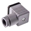 Hirschmann 3P+E DIN 43650 A Solenoid Valve Connector 16A 250V AC/DC 931952106 GDM 3011 grey