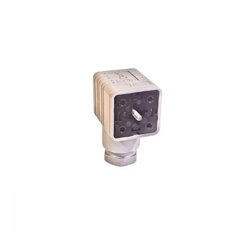 Hirschmann 3P+E DIN 43650 A Solenoid Valve Connector 16A 250V AC/DC 931952106 GDM 3011 grey